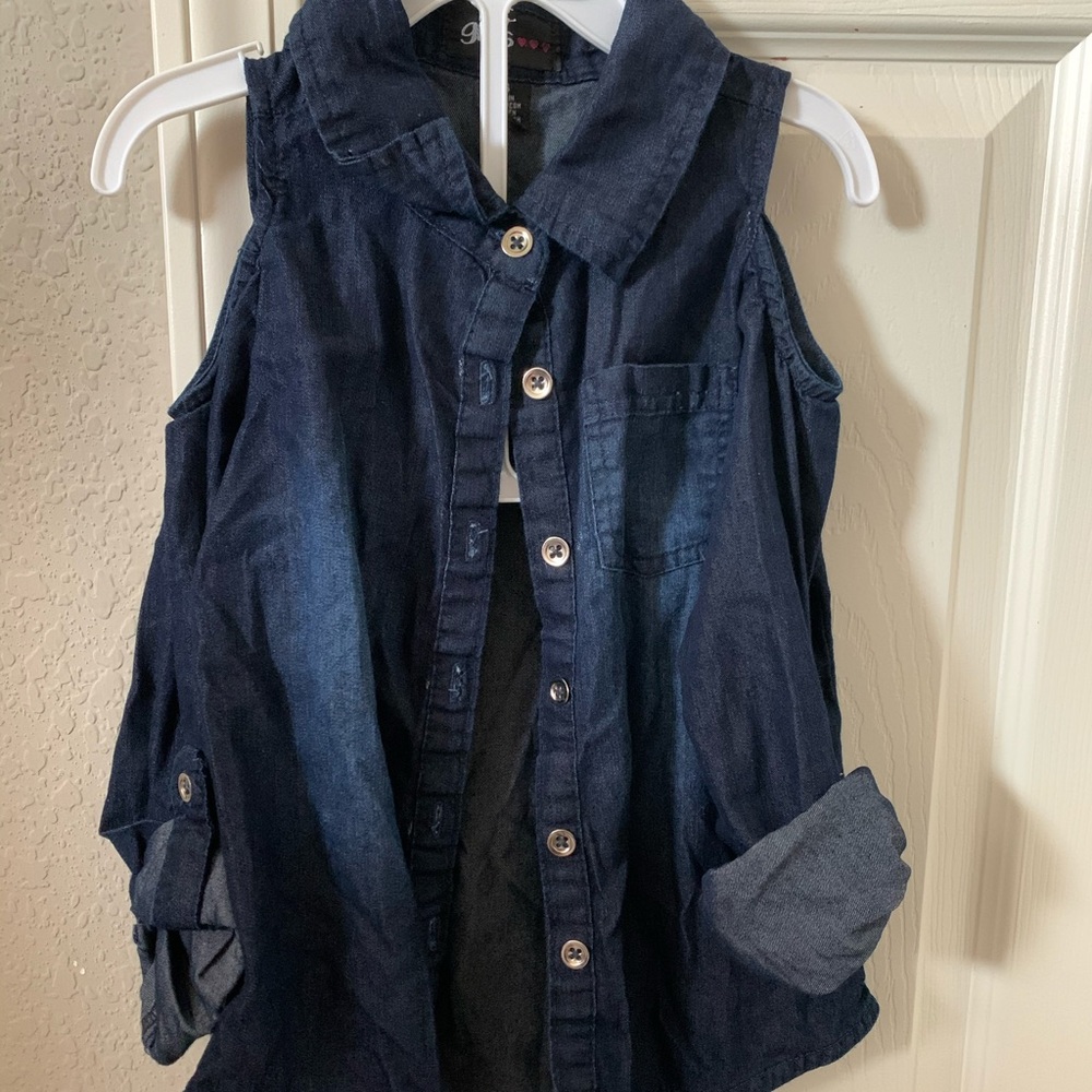 Jean blouse size 6/7